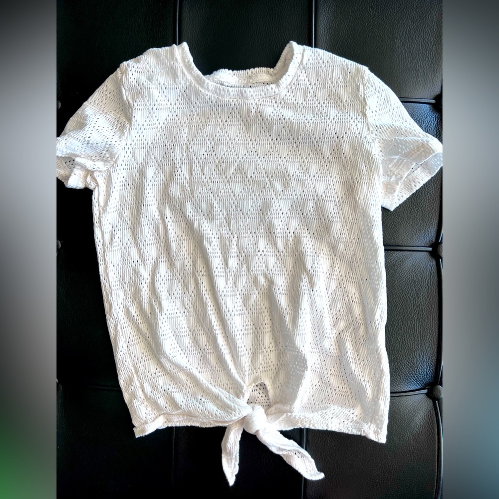 Summer tie front shirt